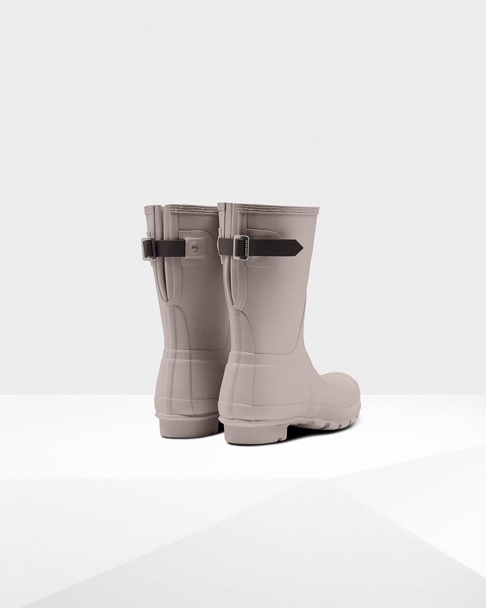 Hunter Mujer Original Back Adjustable - Botas de Lluvia Gris - 581-HLKBQS